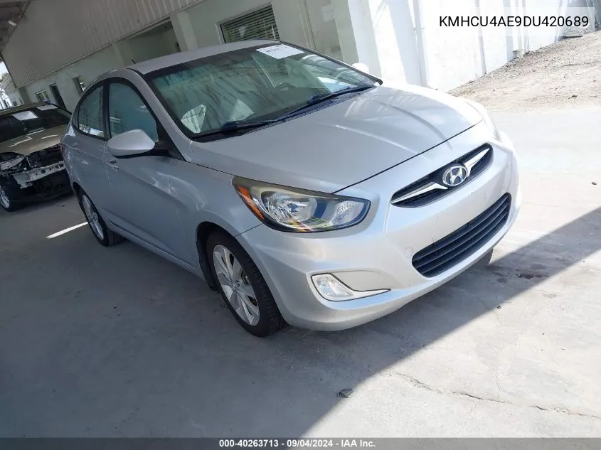 KMHCU4AE9DU420689 2013 Hyundai Accent Gls/Se