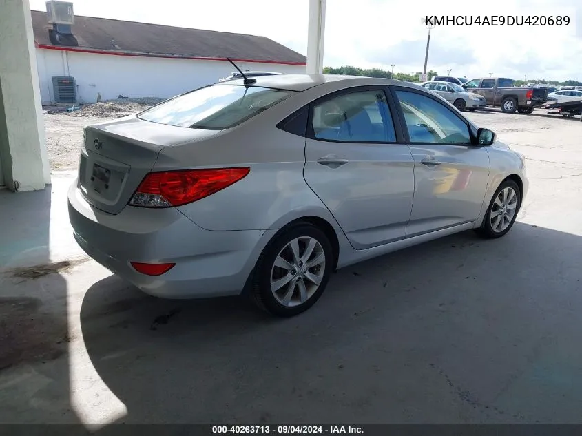 KMHCU4AE9DU420689 2013 Hyundai Accent Gls/Se