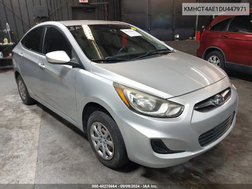 2013 Hyundai Accent Gls VIN: KMHCT4AE1DU447971 Lot: 40275664