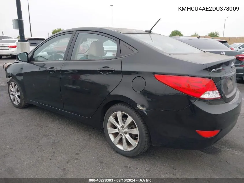 KMHCU4AE2DU378009 2013 Hyundai Accent Gls