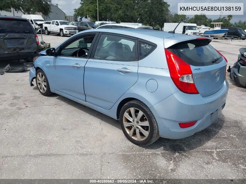 KMHCU5AE8DU138159 2013 Hyundai Accent Se