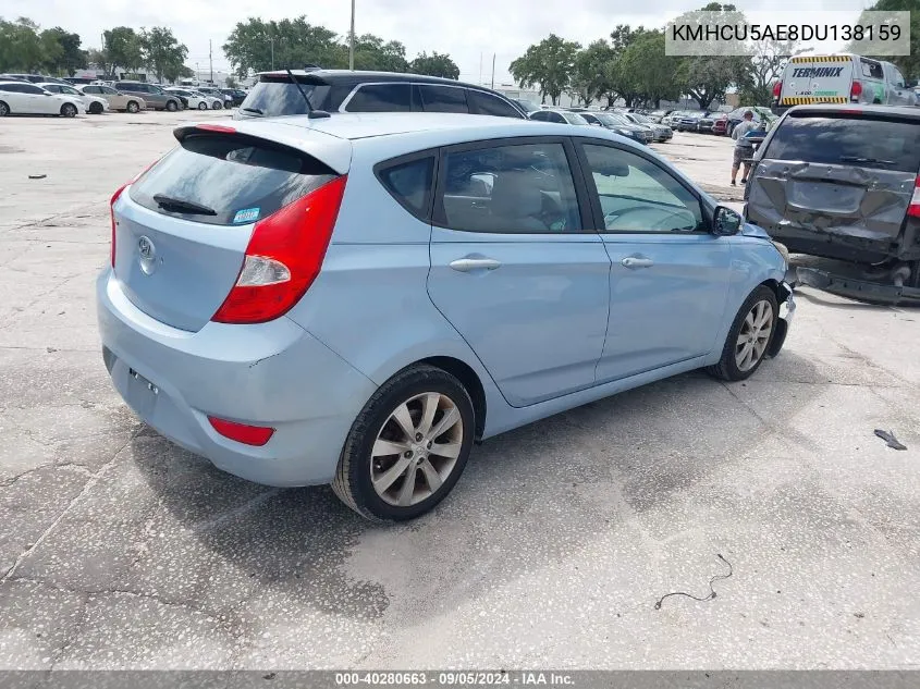 KMHCU5AE8DU138159 2013 Hyundai Accent Se