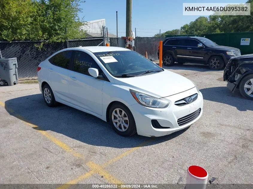 2013 Hyundai Accent Gls VIN: KMHCT4AE6DU395382 Lot: 40288522