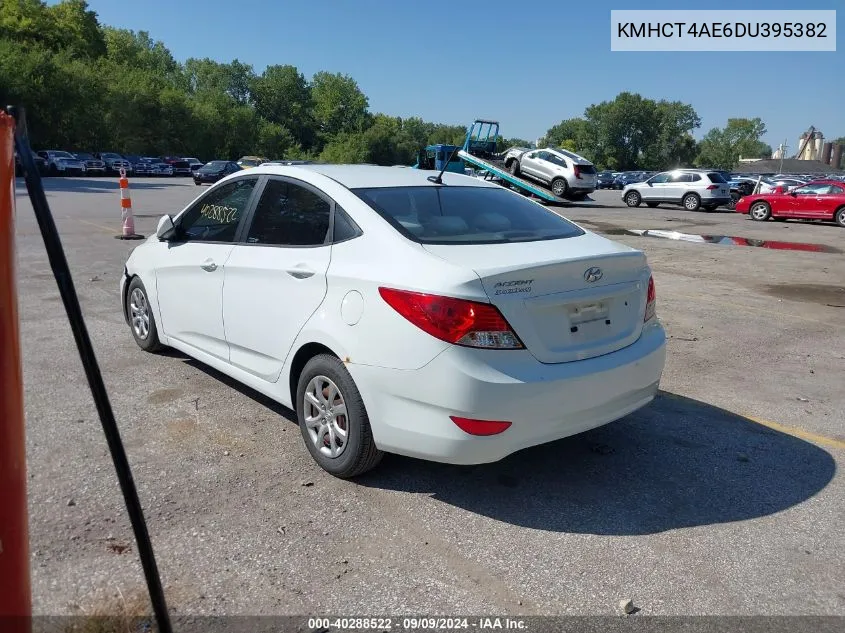 2013 Hyundai Accent Gls VIN: KMHCT4AE6DU395382 Lot: 40288522