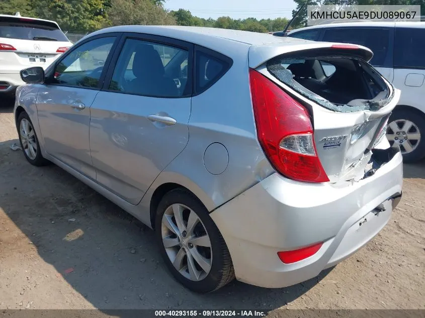 2013 Hyundai Accent Se VIN: KMHCU5AE9DU089067 Lot: 40293155