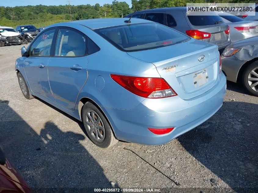 2013 Hyundai Accent Gls VIN: KMHCT4AEXDU272880 Lot: 40295872