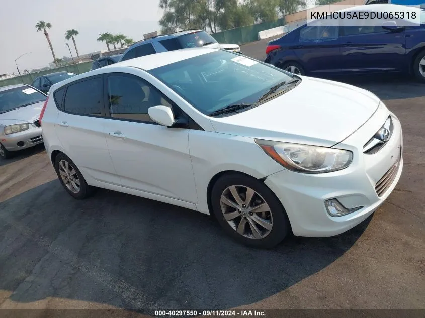 2013 Hyundai Accent Se VIN: KMHCU5AE9DU065318 Lot: 40297550