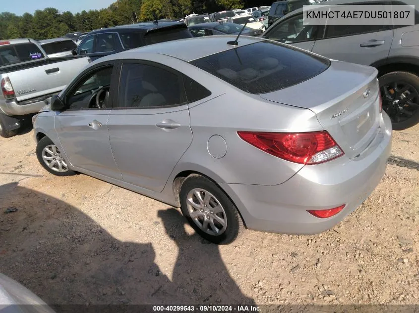 KMHCT4AE7DU501807 2013 Hyundai Accent Gls