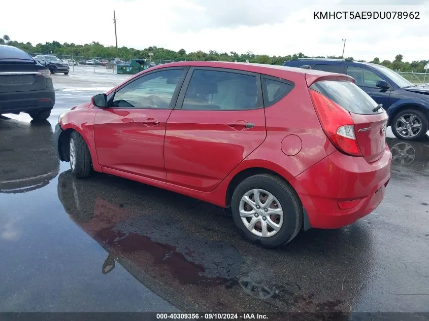 KMHCT5AE9DU078962 2013 Hyundai Accent Gs