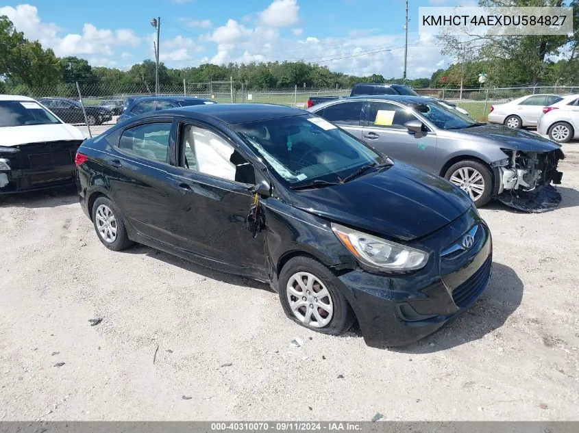 KMHCT4AEXDU584827 2013 Hyundai Accent Gls/Gs