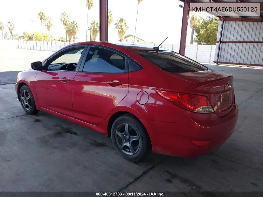 KMHCT4AE6DU550125 2013 Hyundai Accent Gls