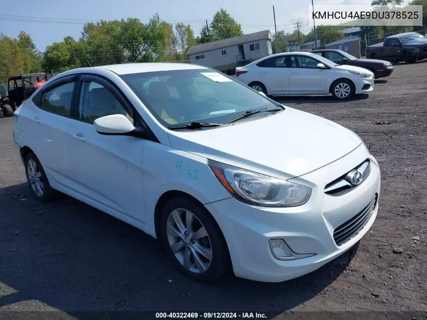 2013 Hyundai Accent Gls VIN: KMHCU4AE9DU378525 Lot: 40322469