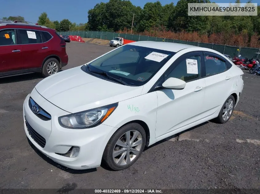 KMHCU4AE9DU378525 2013 Hyundai Accent Gls