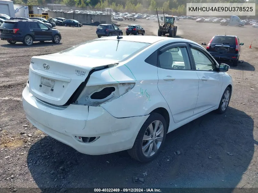 KMHCU4AE9DU378525 2013 Hyundai Accent Gls