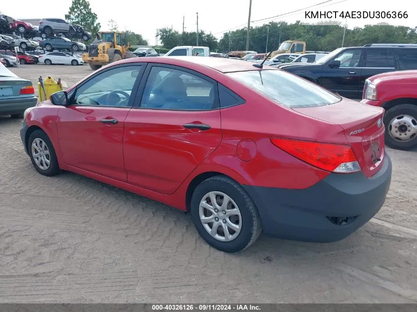 KMHCT4AE3DU306366 2013 Hyundai Accent Gls