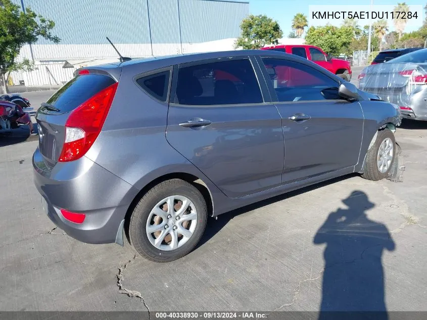 KMHCT5AE1DU117284 2013 Hyundai Accent Gs