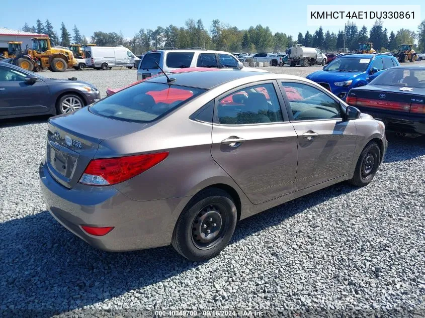 2013 Hyundai Accent Gls VIN: KMHCT4AE1DU330861 Lot: 40349700