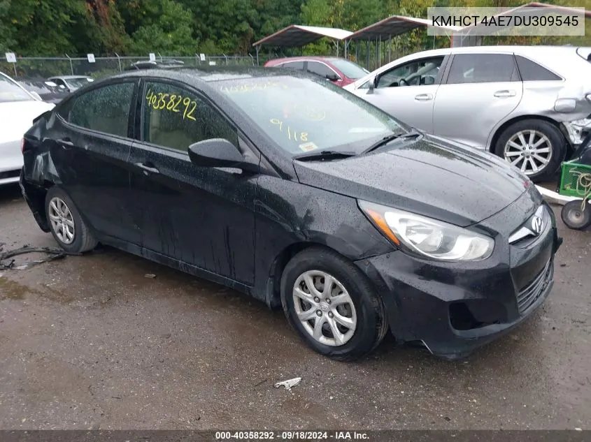 2013 Hyundai Accent Gls VIN: KMHCT4AE7DU309545 Lot: 40358292