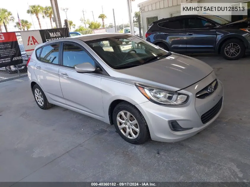 2013 Hyundai Accent Gs VIN: KMHCT5AE1DU128513 Lot: 40360182