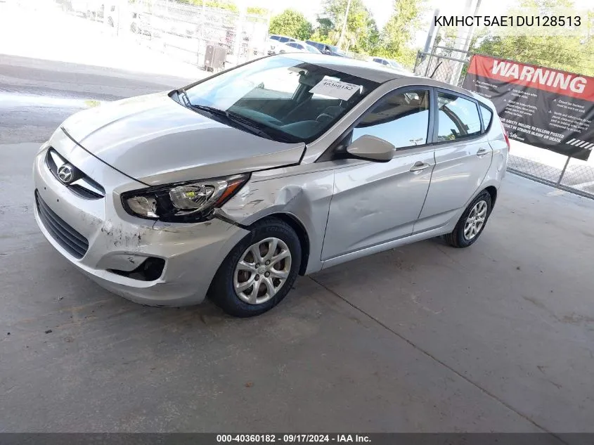 2013 Hyundai Accent Gs VIN: KMHCT5AE1DU128513 Lot: 40360182