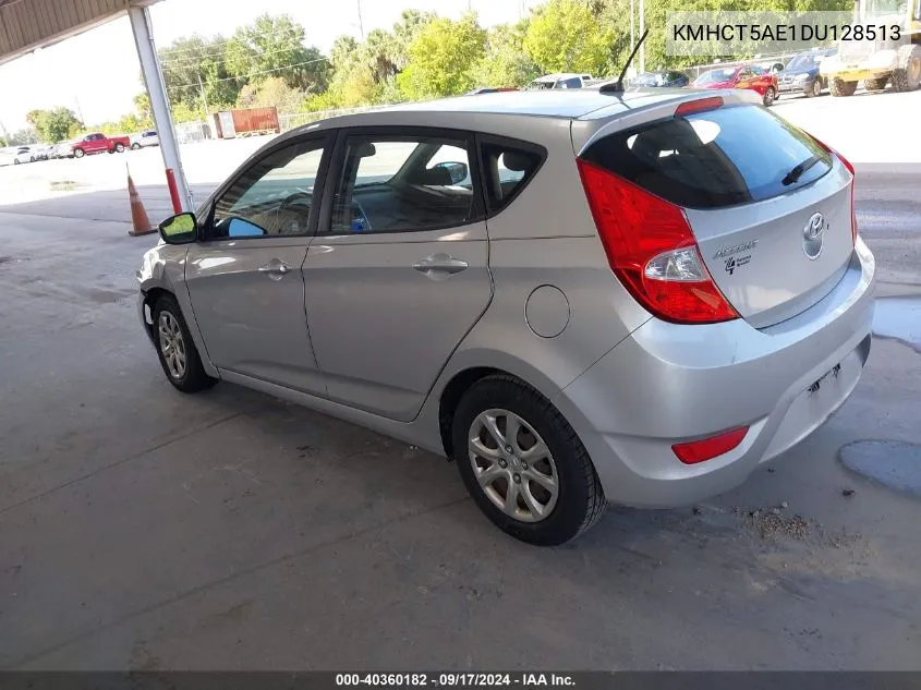 2013 Hyundai Accent Gs VIN: KMHCT5AE1DU128513 Lot: 40360182