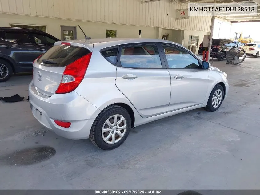 2013 Hyundai Accent Gs VIN: KMHCT5AE1DU128513 Lot: 40360182