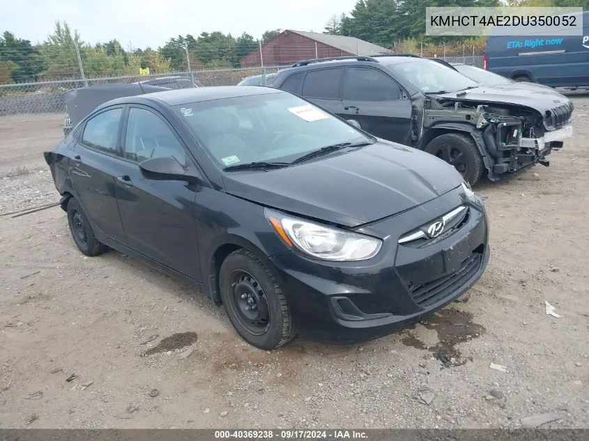 2013 Hyundai Accent Gls VIN: KMHCT4AE2DU350052 Lot: 40369238