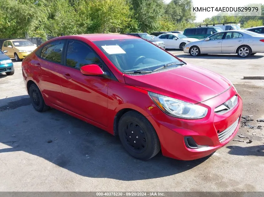 2013 Hyundai Accent Gls VIN: KMHCT4AE0DU529979 Lot: 40375230