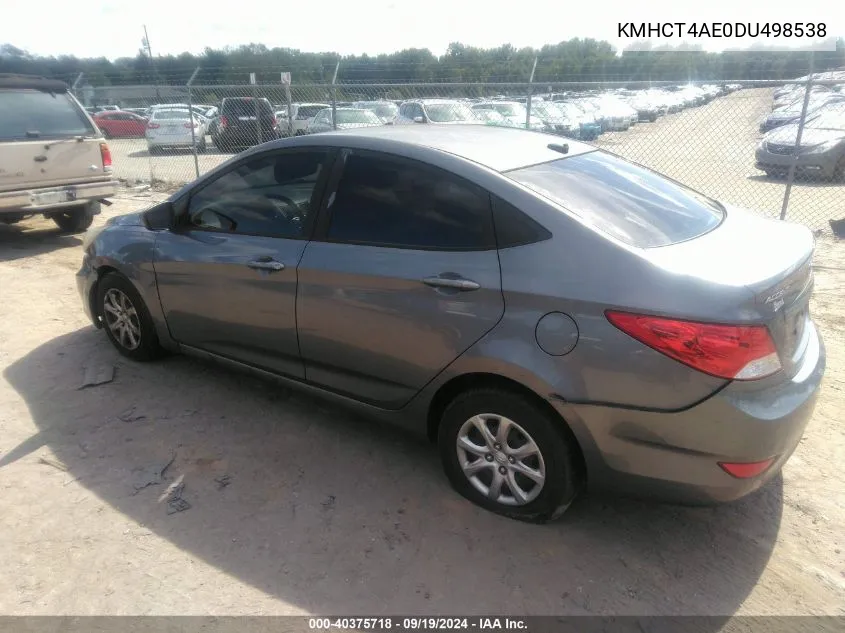 KMHCT4AE0DU498538 2013 Hyundai Accent Gls