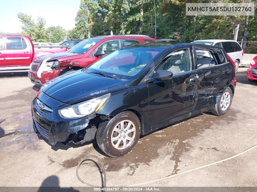 KMHCT5AE5DU132760 2013 Hyundai Accent Gs