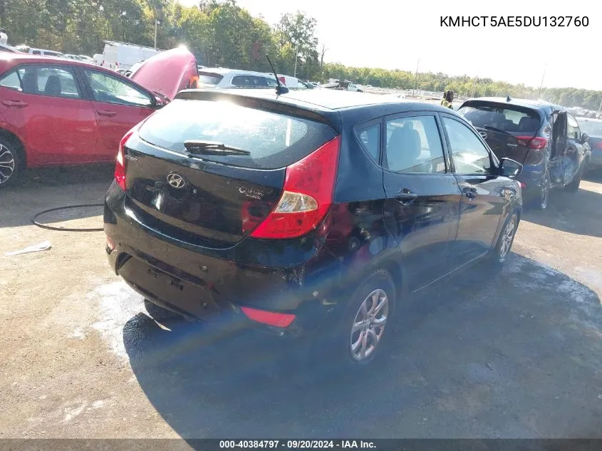 KMHCT5AE5DU132760 2013 Hyundai Accent Gs