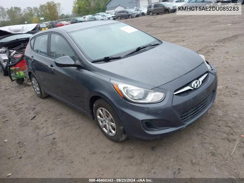 2013 Hyundai Accent Gls/Gs VIN: KMHCT5AE2DU085283 Lot: 40400343