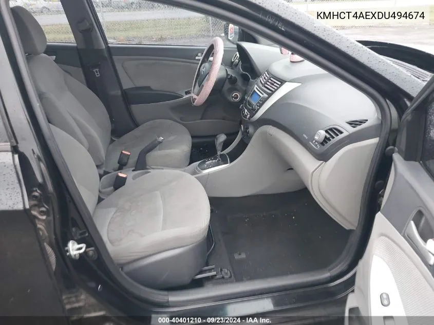 KMHCT4AEXDU494674 2013 Hyundai Accent Gls/Gs