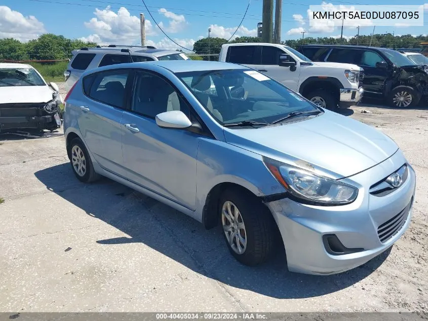 2013 Hyundai Accent Gs VIN: KMHCT5AE0DU087095 Lot: 40405034