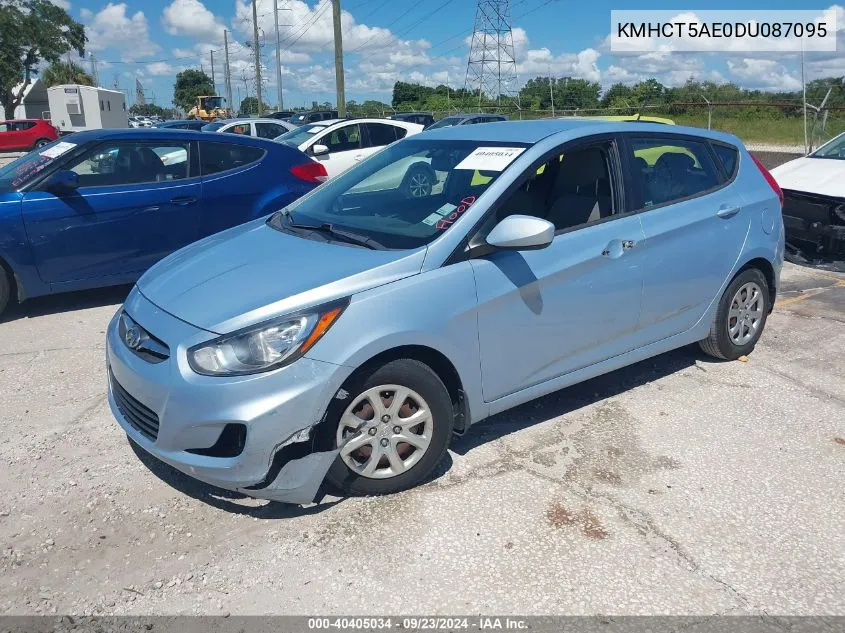 2013 Hyundai Accent Gs VIN: KMHCT5AE0DU087095 Lot: 40405034