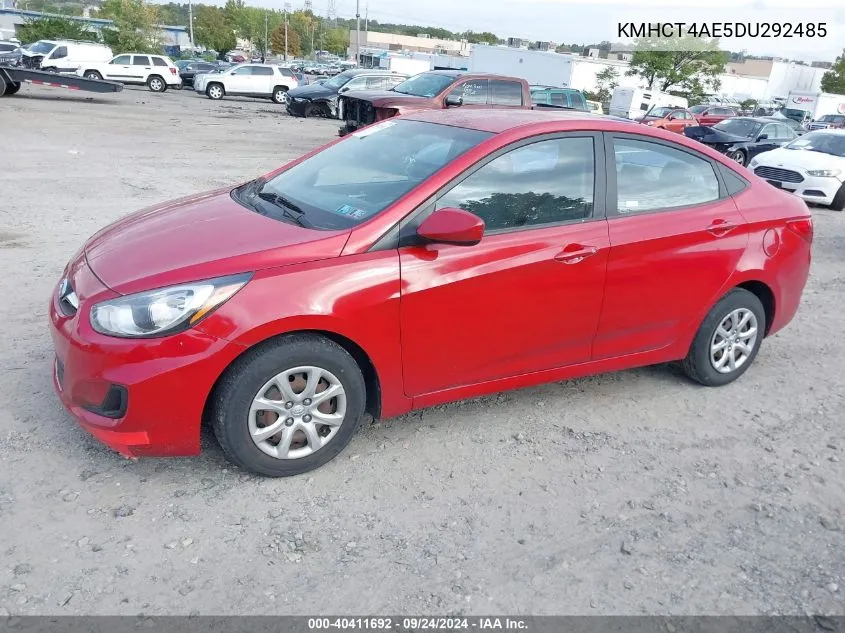 KMHCT4AE5DU292485 2013 Hyundai Accent Gls