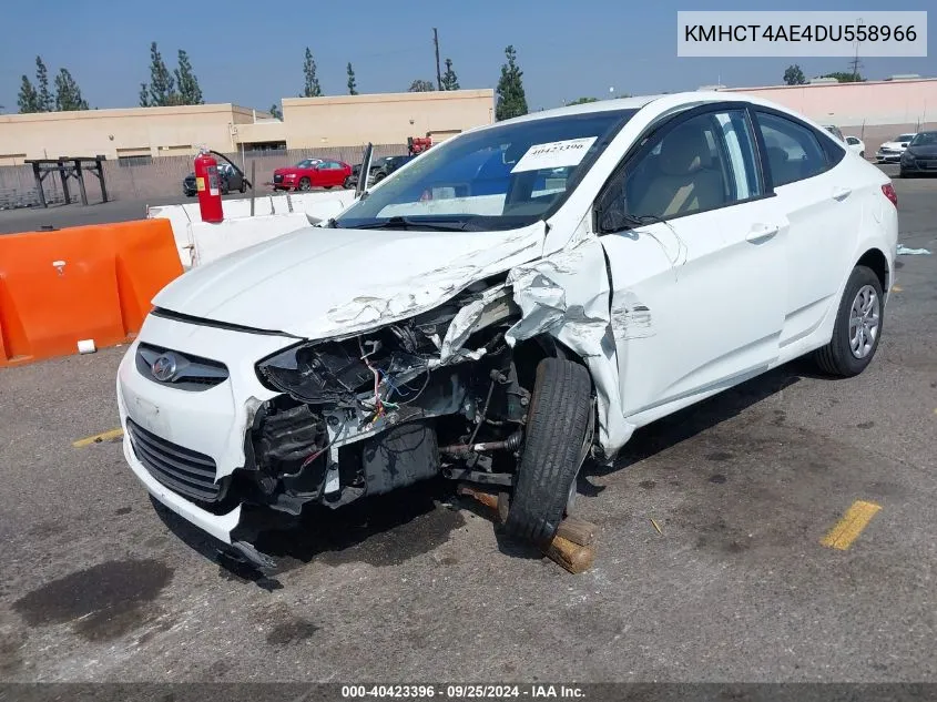 KMHCT4AE4DU558966 2013 Hyundai Accent Gls