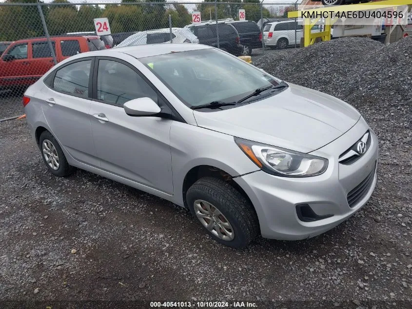 2013 Hyundai Accent Gls VIN: KMHCT4AE6DU404596 Lot: 40541013