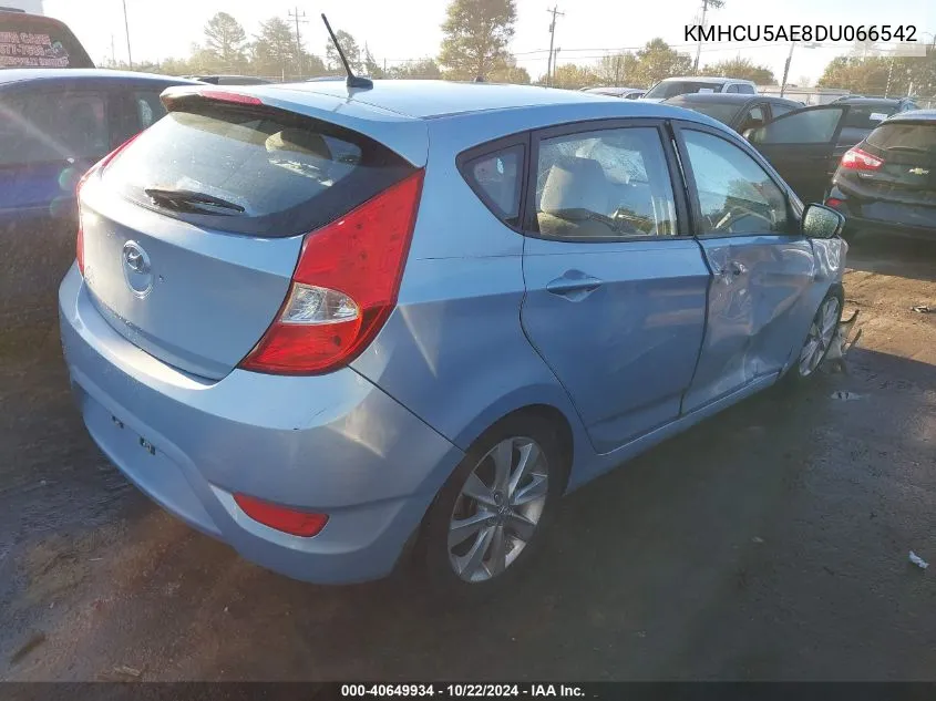 KMHCU5AE8DU066542 2013 Hyundai Accent Se