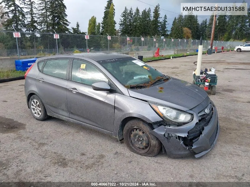 KMHCT5AE3DU131588 2013 Hyundai Accent Gs