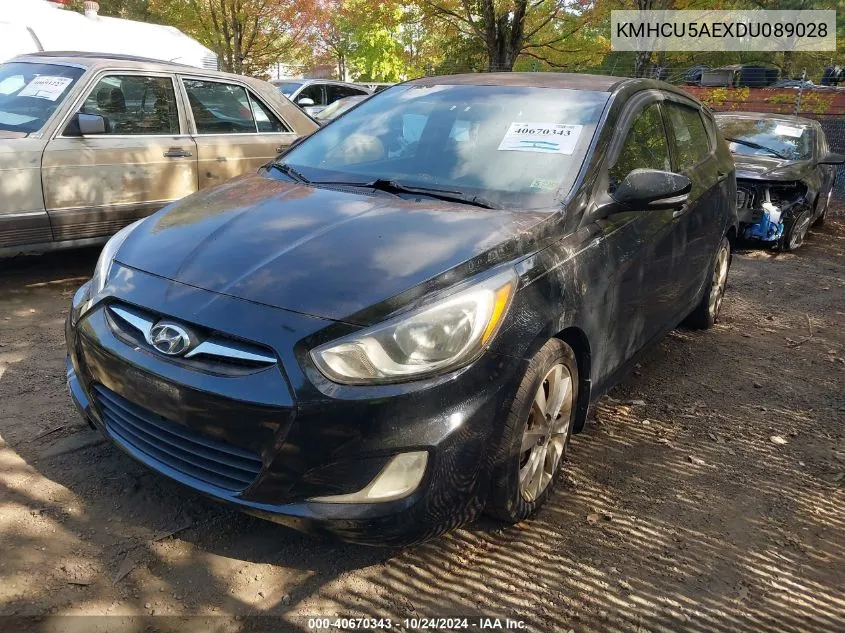 KMHCU5AEXDU089028 2013 Hyundai Accent Gls/Se