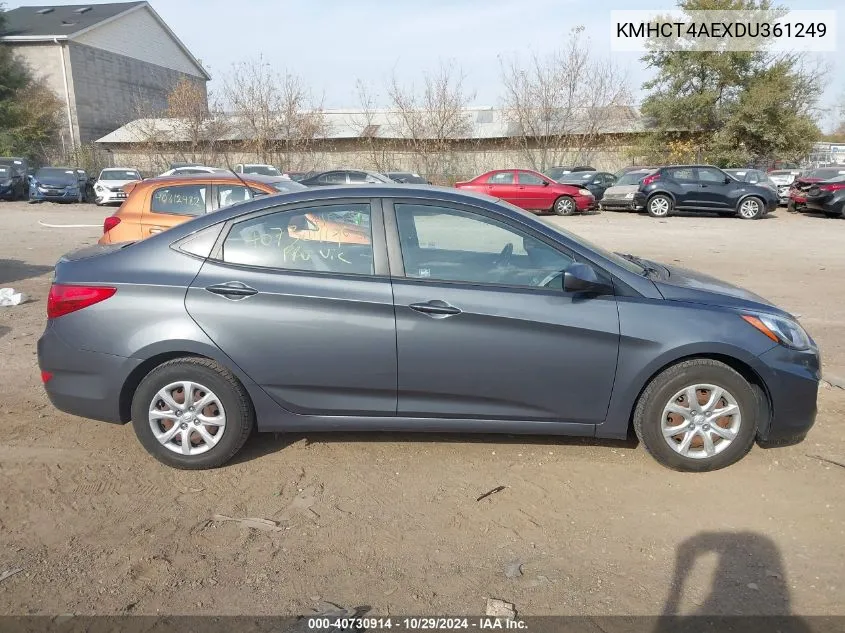 KMHCT4AEXDU361249 2013 Hyundai Accent Gls