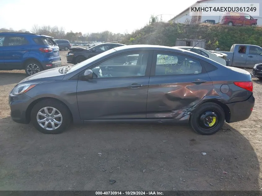 KMHCT4AEXDU361249 2013 Hyundai Accent Gls