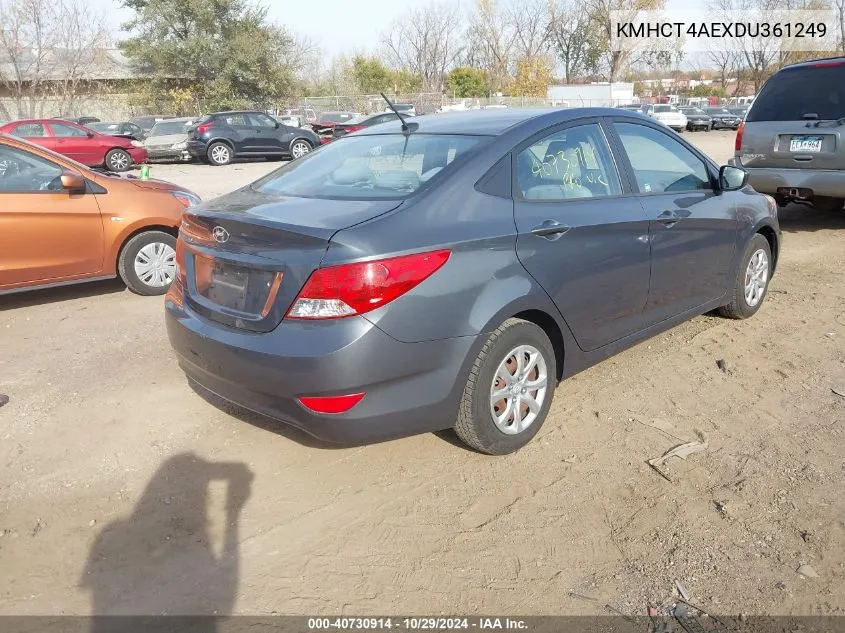 KMHCT4AEXDU361249 2013 Hyundai Accent Gls