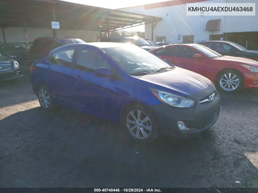 KMHCU4AEXDU463468 2013 Hyundai Accent Gls