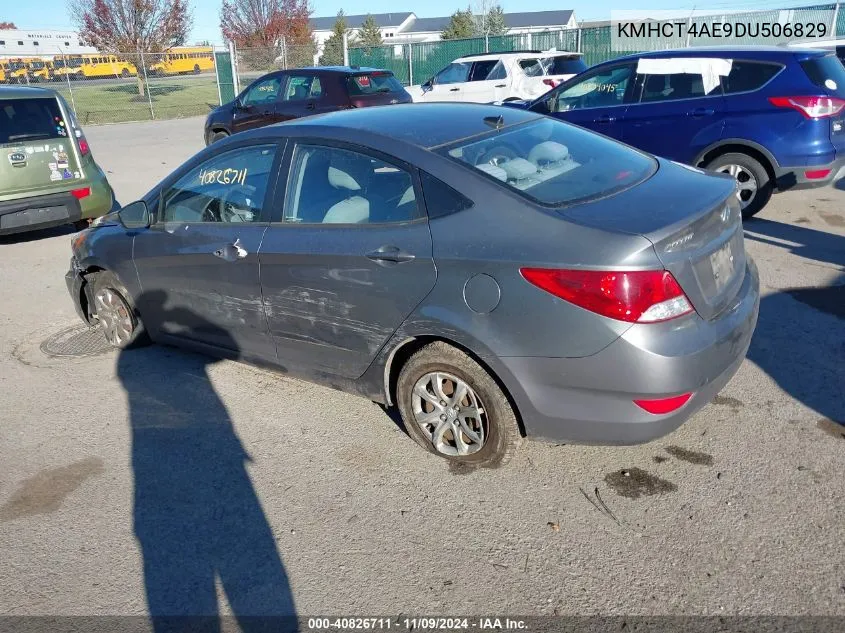 2013 Hyundai Accent Gls VIN: KMHCT4AE9DU506829 Lot: 40826711