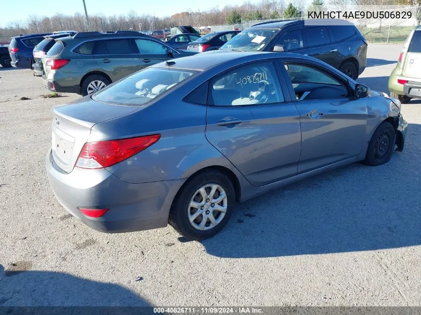 2013 Hyundai Accent Gls VIN: KMHCT4AE9DU506829 Lot: 40826711