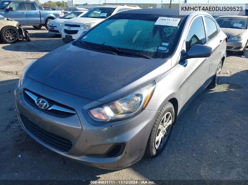 2013 Hyundai Accent Gls VIN: KMHCT4AE0DU509523 Lot: 40831711