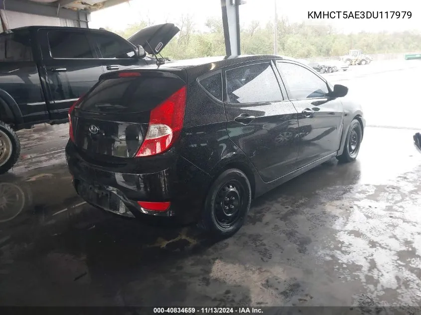 KMHCT5AE3DU117979 2013 Hyundai Accent Gs