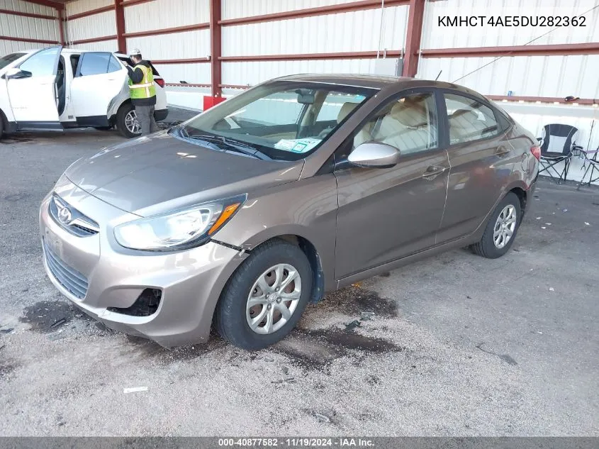 2013 Hyundai Accent Gls VIN: KMHCT4AE5DU282362 Lot: 40877582